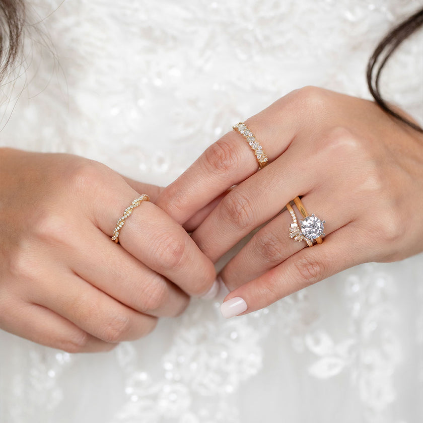 Stackable Diamond Fashion Band