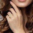 Oval Shape 5 Stone Diamond Band