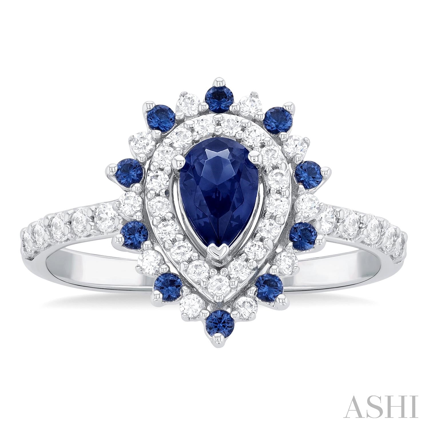 Sapphire Diamond Ring