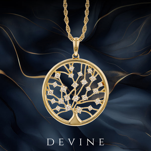 Family Tree Diamond Necklace
