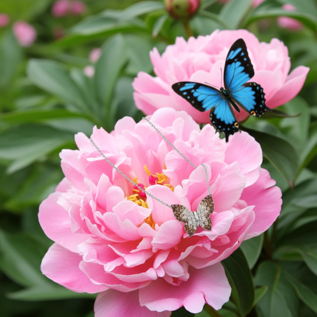 Exceptional LeVian Chocolate Ombre Diamond Pendant in 14K Vanilla Gold
