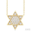 Star Of David Diamond Pendant