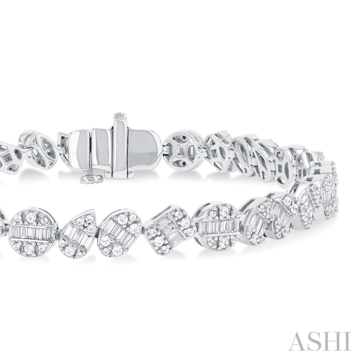 Mixed Shape Fusion Diamond Bracelet