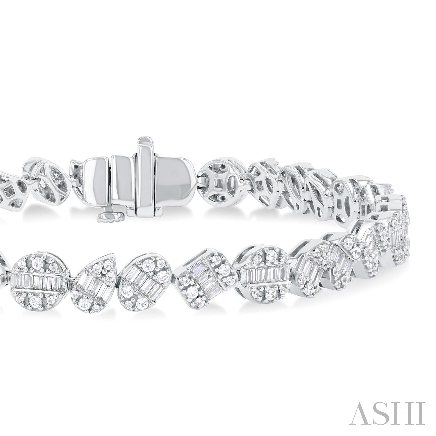 Mixed Shape Fusion Diamond Bracelet