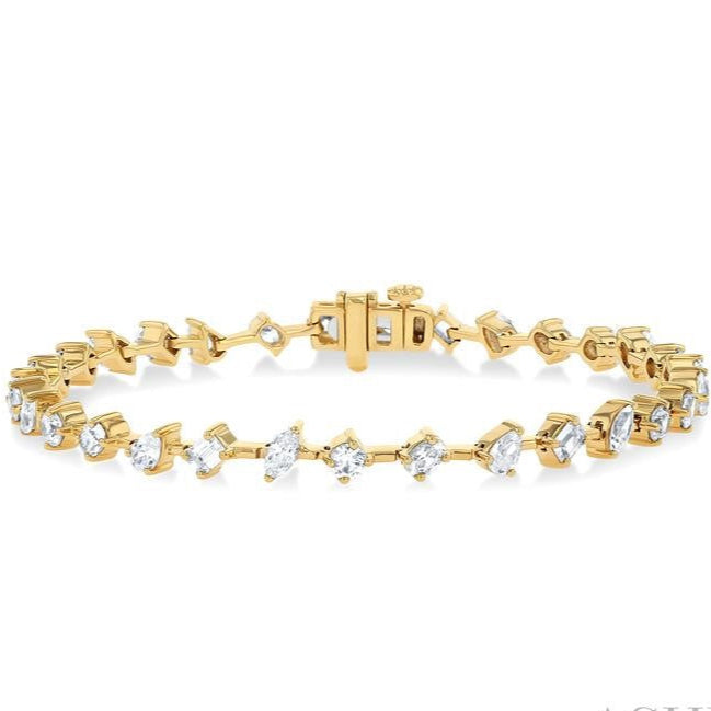 3.50ctw Mixed Shape Diamond Bracelet