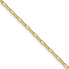 Leslie's 14k 2.2mm Semi-Solid Beveled D/C Paperclip Chain