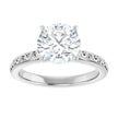 2 Carat Vintage Inspired Solitaire Engagement Ring