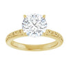 2 Carat Vintage Inspired Solitaire Engagement Ring