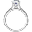 2 Carat Vintage Inspired Solitaire Engagement Ring
