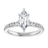 2 Carat Vintage Inspired Solitaire Engagement Ring