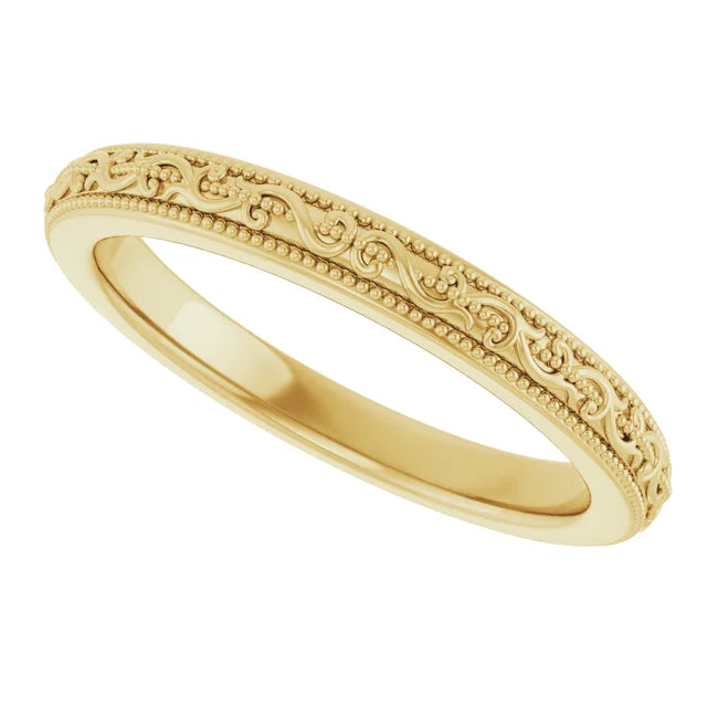 14k Gold Vintage Band