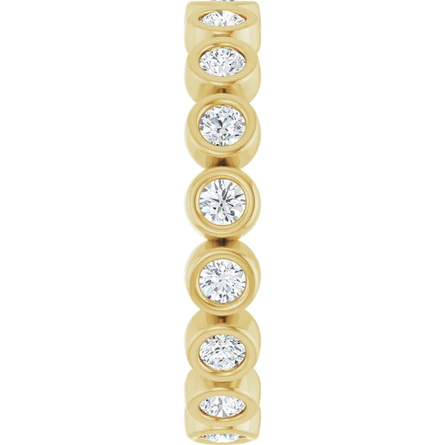 1/2ctw Eternity Bezel Diamond Band