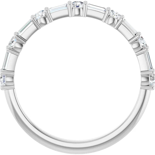 Platinum Diamond Band 1/2 ctw