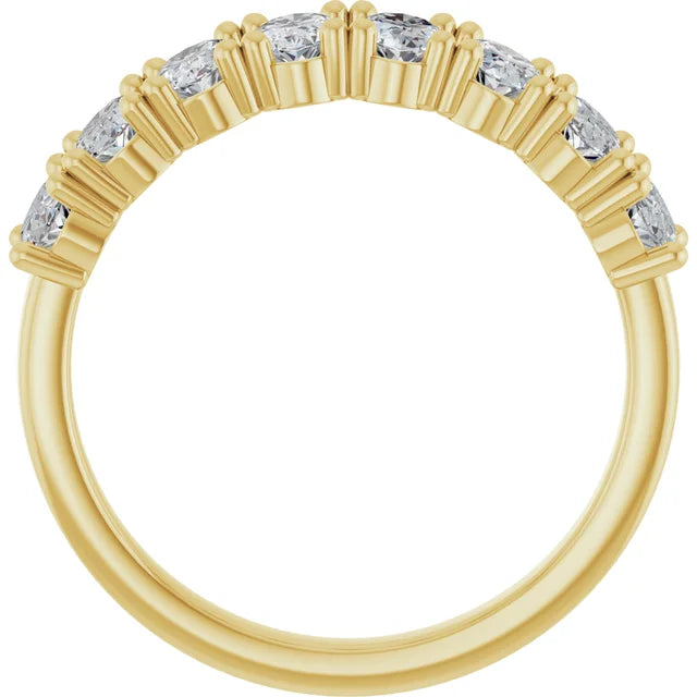 Oval Lab-Grown Diamond Ring In 14K Yellow Gold