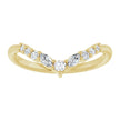 Best Seller 14K White Gold 1/5 CTW Lab-Grown Diamond Contour Band