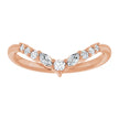 Best Seller 14K White Gold 1/5 CTW Lab-Grown Diamond Contour Band