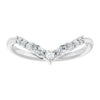 Best Seller 14K White Gold 1/5 CTW Lab-Grown Diamond Contour Band