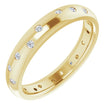 14K Yellow 1/4 CTW Diamond Scattered Accented Band