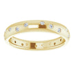14K Yellow 1/4 CTW Diamond Scattered Accented Band