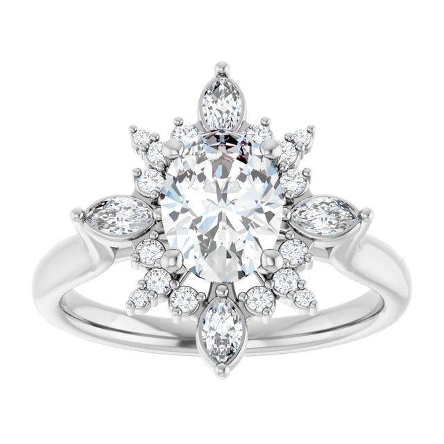 Unique Diamond Engagement Ring