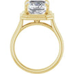5 Carat Emerald Cut Solitaire Engagement Ring