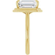 5 Carat Emerald Cut Solitaire Engagement Ring