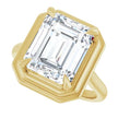 5 Carat Emerald Cut Solitaire Engagement Ring