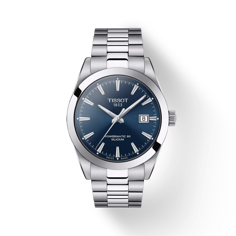 Tissot Powermatic 80 Silicium 40mm Watch Black Dial