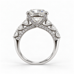 Stunning 14K White Gold 6 5/8ctw Diamond Ring