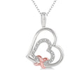 Heart Shape Diamond Pendant