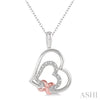 Heart Shape Diamond Pendant