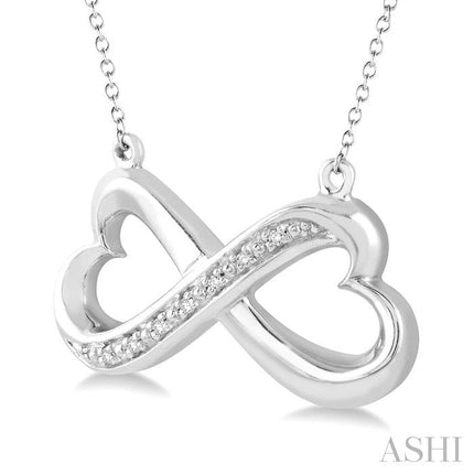 Inifinity Heart Diamond Necklace