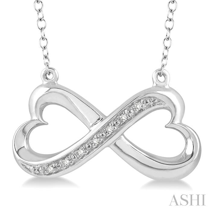 Inifinity Heart Diamond Necklace