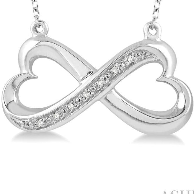 Inifinity Heart Diamond Necklace