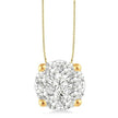 lovebright essential diamond solitaire pendant