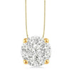 lovebright essential diamond solitaire pendant