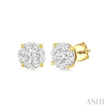 1.50ctw Lovebright Diamond Earrings