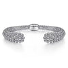 Sterling Silver Bujukan Beaded Split Bangle