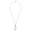 Sterling Silver Bujukan Drop Pendant Necklace