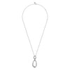 Sterling Silver Bujukan Drop Pendant Necklace
