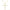 Floating Diamond Cross 1/4ctw