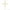 Floating Diamond Cross 1/4ctw