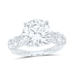 Stunning 14K White Gold 6 5/8ctw Diamond Ring