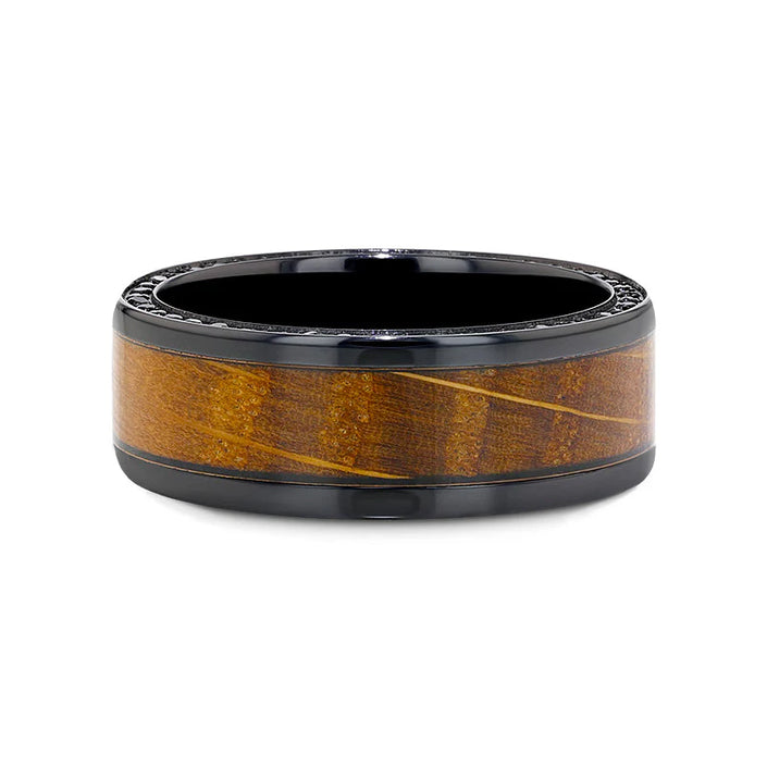 BOURBON Black Zirconium Ring