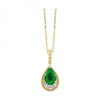 Bold & Brilliant Gemstone and Diamond Necklace in 10K | Gemmas Jewelers 1