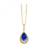 Bold & Brilliant Gemstone and Diamond Necklace in 10K | Gemmas Jewelers 3