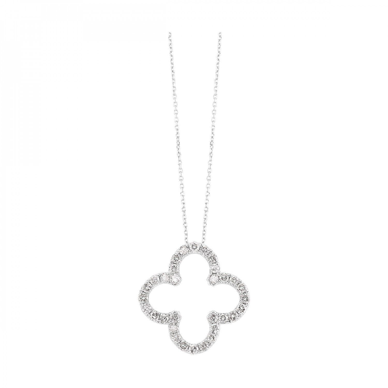 Captivating Clover Diamond Necklace | Gemmas Jewelers