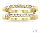 Classic & Elegant Round Diamond Insert Wedding Ring in 14K Yellow Gold | Gemmas Jewelers