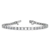 Classy & Elegant Lab Grown Diamond Emerald Cut Tennis Bracelet in 14K Gold | Gemas Jewelers 1