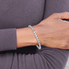 Classy & Elegant Lab Grown Diamond Emerald Cut Tennis Bracelet in 14K Gold | Gemas Jewelers 9
